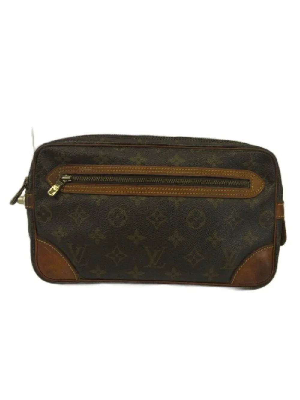 Louis Vuitton Vintage Marly Dragonne GM Monogram Clutch Leather All Over